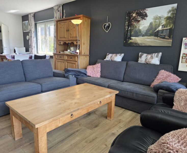 Zithoek in het vakantieappartement in Küstelberg